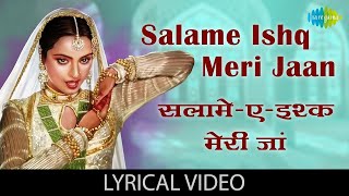 Salam e Ishq with lyrics  सलाम ए इश्क़ गाने  Muqaddar ka Sikandar  Rekha  Amitabh Bachchan [upl. by Ysor]