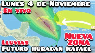 Futuro huracán Rafael en el Caribe nueva sospecha de ciclón meteorología lluvia envivo [upl. by Mckinney]