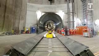 Tunnel Boring Machine is on the move  Londons Super Sewer [upl. by Lorrimor]