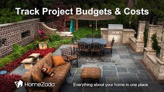 How to Track Home Remodel Budgets and Costs wtih HomeZada [upl. by Pris336]