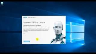 Установка и активация ESET NOD32 [upl. by Ainotal]