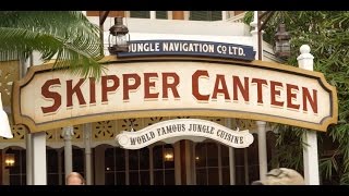 Inside the Jungle Skipper Canteen restaurant at Disneys Magic Kingdom [upl. by Ned712]