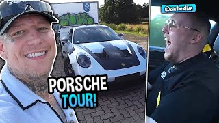 LIVE aus dem PORSCHE GT3 RS 😱🏁 Buxtehude Tour mit zarbexlive  MontanaBlack IRL [upl. by Warthman]