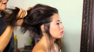 How to Do a Bardot Updo  Tress to Impress [upl. by Rina]