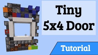 Former Smallest 5x4 Piston Door Tutorial 111115 216 Blocks [upl. by Gottlieb]