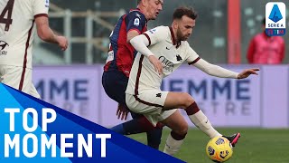 Borja Mayoral scores topcorner SCREAMER  Crotone 13 Roma  Top Moments  Serie A TIM [upl. by Carline958]