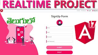 ANGULAR IN TELUGU  ANGULAR REALTIME PROJECT IN TELUGU [upl. by Nosilla799]