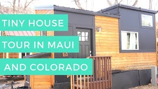 Our Tiny House Tours  Maui Hawaii and Lyons Colorado [upl. by Acsicnarf]