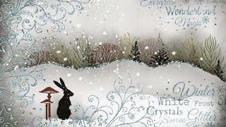 A Hare in a Winter Wonderland  A Lavinia Stamps Tutorial by Tracey Dutton [upl. by Gilford]