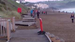 Youghals EcoBoardwalk damaged in stormy weather [upl. by Nnyroc]