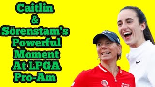 Caitlin Clark amp Annika Sörenstam Share Special Moment at LPGA ProAm [upl. by Jaco]