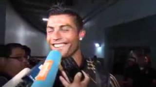 Cristiano Ronaldo telling Reporter how to say quotCoentrãoquot [upl. by Calisa]