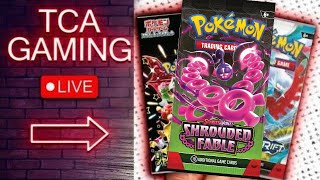 Opening SHROUDED FABLE Base Set 151 amp More Pokemon Packs [upl. by Lebanna]