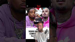 Chris Brown Buys out Quavo Show quavo chrisbrown news quavohuncho buyout migos fyp [upl. by Ataymik654]