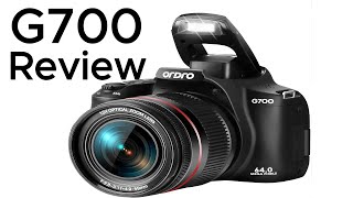 The Ordro G700 4K optical zoom camera review How to get the right settings 👌 [upl. by Nuy]