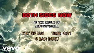 Joni Mitchell  Both Sides Now Karaoke [upl. by Siuqaj]