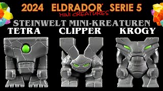 Schleich ® Eldrador ® Mini Creatures  Serie 5  2024  Steinwelt  Krogy  Clipper  Tetra  Review [upl. by Zora]