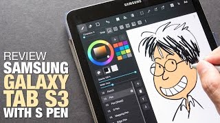 Artist Review Samsung Galaxy Tab S3 with S Pen [upl. by Leihcar]