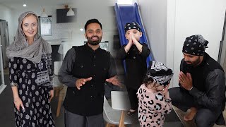 A LOVELY SUNDAY VLOG WITH FAMILY AND KIDS  Wearing Clothes From INDIA [upl. by Philippine]