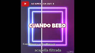 Chris Wandell ft Jay Wheeler Cuando Bebo  ACAPELLAS JampV 2 [upl. by Lennox]