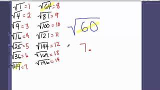 Estimating Square Roots [upl. by Ettenej298]