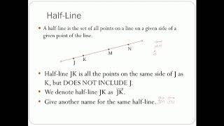 Geometry Lesson 21  Subsets of Lines [upl. by Nwahsyt]