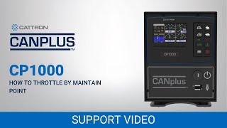 How to Use Throttle by Maintain Point on the CANplus CP1000 [upl. by Ivad]