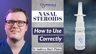 How to use Nasal Spray CORRECTLY  Nasal Steroids [upl. by Aihsatan]