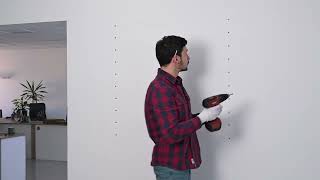 StepbyStep Guide Installing Inko Horecas Wall Hanging Menu Board [upl. by Neggem]