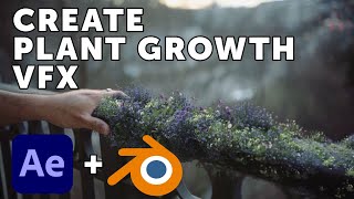 Secrets to Stunning Flower Growth VFX in Blender amp After Effects [upl. by Nirad]