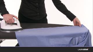 How to iron a shirt in 2 minutes  Laurastar [upl. by Sayette]