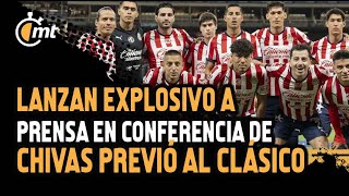 Jugador de Chivas lanza EXPLOSIVO a prensa previo a conferencia en Verde Valle [upl. by Aleakcim861]