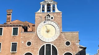 Campane della chiesa San Giacomo Rialto Venezia [upl. by Anthia]