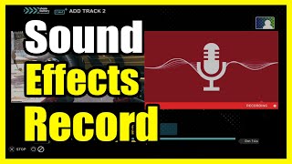 How to Add Sound Effects amp Record Sound on Sharefactory PS5 Video Editing Tutorial [upl. by Yraillih]