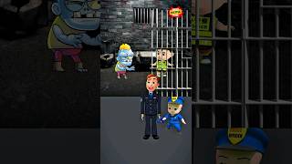 Police Vs Zombie Cartoon Video 😱  shorts cartoon shortvideo [upl. by Gosselin]