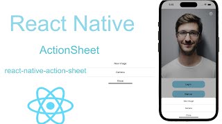 How to create ActionSheet in react native [upl. by Schwejda]