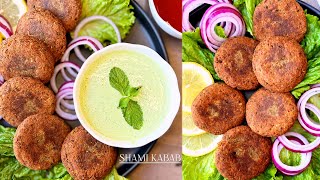 SHAMI KABAB  BEEFMUTTON SHAMI KABAB  EASY RECIPE [upl. by Akiras47]