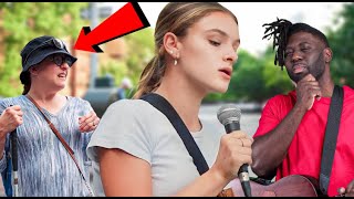 Random Girl Sings for Her Deaf Mom In Public [upl. by Averir]