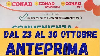 Volantino CONAD dal 23 al 30 ottobre [upl. by Festa]