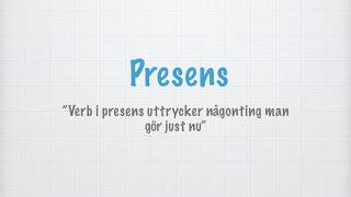 Del 1  Regelbundna spanska verb i presens [upl. by Eugenie]