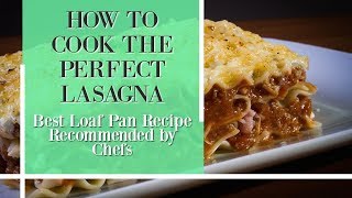 Authentic Italian Food That You Can Make In Your Home Easy Lasagna Recipe With Iron Chef Italian [upl. by Aisset]