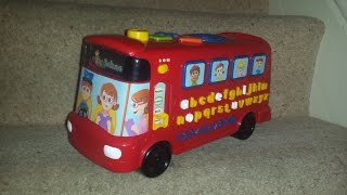 Vtech ABC Musical playtime bus with phonics quotLets go to the zooschoolstationquot learn the alphabet [upl. by Yevrah197]