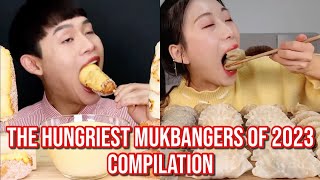 the HUNGRIEST mukbangers of 2023 so far [upl. by Arytal]