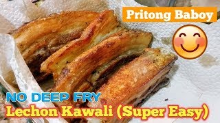 SUPER EASY CRISPY PORK BELLY LECHON KAWALI HungreeCatt Cooks [upl. by Aicilaanna]