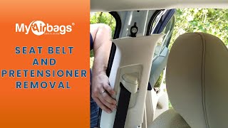 How To Remove a Seat Belt and Pretensioner  MyAirbags [upl. by Irwin]