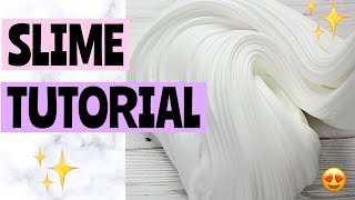 HOW TO MAKE SLIME Simple amp Easy Slime Recipe  2 Minute Easy Slime Tutorial Glue and Borax Slime [upl. by Thebault712]