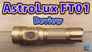 Astrolux FT01 Review Cree XHP502 20700 support USB Rechargeable [upl. by Kipp]