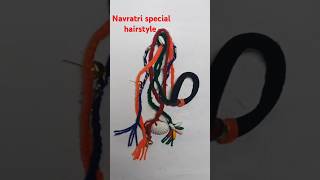 🥰DIY boho hair accessories Navratri special hair craft youtubeshorts diy craft navratrispecial [upl. by Newby]