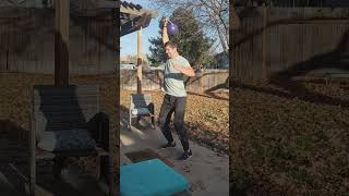 10 Minute Kettlebell AMRAP for shoulders amp Triceps kettlebellworkout backyardworkout [upl. by Chlo695]