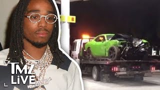 Migos Offset Hospitalized After Wreck  TMZ Live [upl. by Stromberg]